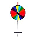 FLORAGREEN Spinning Prize Wheel for Kids Toys, Party, Event, Games, Birthday, Carnival, Product Promotion, Fortune Gift, Win, Celebration 24 Inch Diameter, 5 Feet Height (appx)