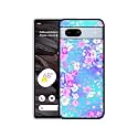 Floral Blue Pattern Design Premium 2D Printed