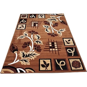 Floral Design Acrylic Polyester Carpet for Living