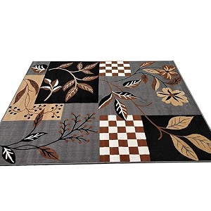 Floral Design Acrylic Polyester Carpet for Living
