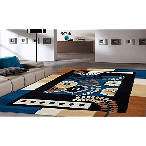 Floral Design Acrylic Polyester Carpet for Living