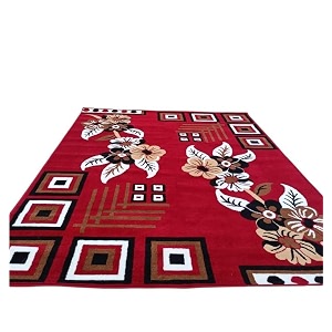 Floral Design Acrylic Polyester Carpet for Living