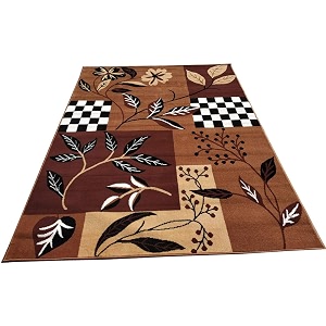 Floral Design Acrylic Polyester Carpet for Living