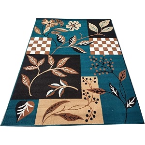 Floral Design Acrylic Polyester Carpet for Living