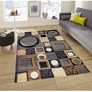 Floral Design Acrylic Polyester Carpet for Living