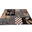 Floral Design Acrylic Polyester Carpet for Living