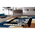Floral Design Acrylic Polyester Carpet for Living