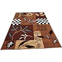 Floral Design Acrylic Polyester Carpet for Living