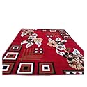 Floral Design Acrylic Polyester Carpet for Living