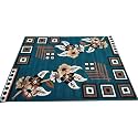 Floral Design Acrylic Polyester Carpet for Living