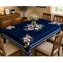 Floral Dining Table Cover for 4 Seater