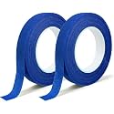 Floral Flower Tape for Back to School Craft Bouquet Wrapping, 2 Pack Blue