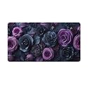 Floral Large Mouse Pad 16"×30" inch Extended Gaming Mousepad Desk Mat Long Computer Keyboard Non-Slip Base Stitched Edges for Home Office Work