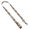 Floral Print Dog Leash - Cute Female Floral Print Dog Leash Waterproof with Easy Grip Loop - 1" x 6', Tropical Garden