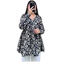 Women39s Floral Print Reyon Peplum Top -