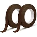 Floral Tape Brown Flower Tape for Bouquet Wrapping Thanksgiving Decor, 2Pcs