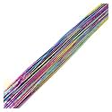 Floral Wire 25Pcs 80cm Stocking Flower Iron Wire Floral Stems Supplies for DIY Nylon Making Accessories(Color11)