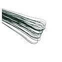 Floral Wire 50pcs 80cm Long Wire Artificial Branches Twigs Iron Used for DIY Nylon Stocking Flower Making Accessories(Dark Green)