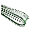 Floral Wire 50pcs 80cm Long Wire Artificial Branches Twigs Iron Used for DIY Nylon Stocking Flower Making Accessories(Green)