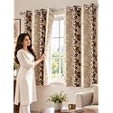 FLORANCIA Polyester Eyelet Window Curtains 5 Feet