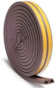 florastic d shape rubber insulation weather proof dust proofsound proof 5 m duct tape brown pack of 1