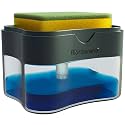 Floraware 2 in 1 Reguler Soap Dispenser for Dishwasher Liquid Holder, Liquid Dispenser Through Pump (Multi-Color, 400 ML) with Sponge