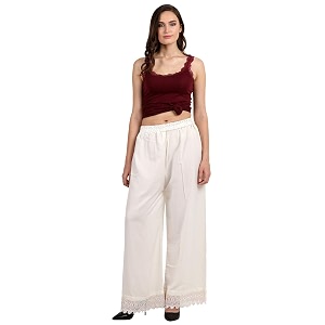 florence women39s crepe palazzo bottom pz-059-go_cream_one size
