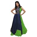 Florence Women's Bangalore Silk Semi Stitched Gown