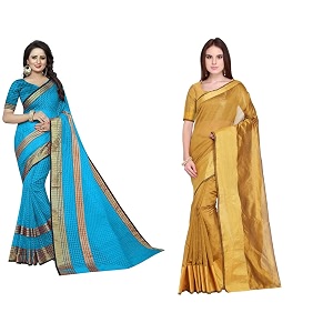 Florence Women Printed Cotton Silk Saree With