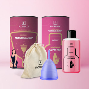 florenze medium reusable menstrual cup pack of 1