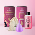 FLORENZE Medium Reusable Menstrual Cup (Pack of 1)