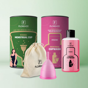 florenze small reusable menstrual cup pack of 1