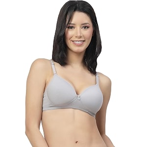 Floret Womens Convertible-Straps T-Shirt Bra Lightly Padded