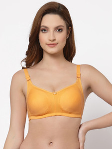 Floret Women Minimizer Non Padded Bra Yellow