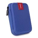 FLORICAN External Hard Drive Case Shell 2.5-Inch Hard Drive Portable Storage Organizer Bag for Earphone USB Cable Mobile Charger Hard Disk - Double Padded WD Seagate Sony Dell Toshiba