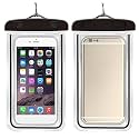 Florican Waterproof Mobile Pouch Cover for All Mobiles, Cellphone Dry Bag Compatible for iPhone, Samsung, Mi, Redmi, Oppo, VIVO, All Other Smartphones up to 6.5 inches (Black)