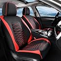 FLORICH Car Seat Covers Front Seat, Leather Seat Covers for Cars, Waterproof Car Seat Protector Breathable, Front Seat Covers for Cars, Automotive Seat Covers Universal Fit for Most Cars SUV Truck