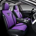 FLORICH Seat Covers for Cars, Waterproof Front Seat Covers, Purple Car Seat Covers 2 Pack, Universal Driver Seat Protector for Most Cars Trucks SUV