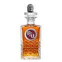 Florida State (Chief Osceola) Heritage Decanter with 3D Stopper | 25 OZ Liquor Pourer | Expertly Crafted Pewter Glass