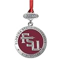 Florida State Class of Ornament 2026 | Graduation Gift | Hand-Sculpted Christmas Tree Ornament | Intricately Crafted Metal Pewter Alma Mater Inlay by Heritage Pewter