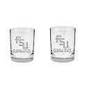 Florida State Seminoles Satin Finish Rock Glass Set of 2 14oz