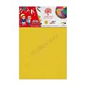 FLOROCENT Bright Neon Fluorescent Paper, Both-Sided Color for Crafts & Charts, 80 GSM Coated Stock, Dark Yellow, A4 (100 Sheets)