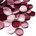 Floroom 300pcs Rose Petals Burgundy Maroon Mauve Faux Silk Flower Petals for Wedding Flower Girl Basket Aisle Scatter Table Centerpieces Party Confetti Bridal Shower Romantic Night Decoration