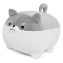 FLORVIV 19.6" Fat Dog Plush Pillow Shiba Inu, Cute Corgi Stuffed Animals Plushies Toy Doll Festival