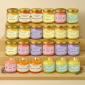 Floryn decor Jar Scented Candles Gift Set | Scented Candle Set of 24 | Highly fragranced Candles Pack of 24 Mini Jars (Pack of 24) Candle