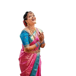 Flosive Womens Banarasi Silk Saree