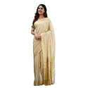 Flosive Mix Color &amp; Gold Zari Woven Kanjivaram Saree With Blouse