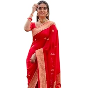 flosive women39s kanjivaram silk saree with handloom weaving work with blouse