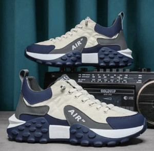 flostar Mens Outdoor Sneakers with Textured Sole