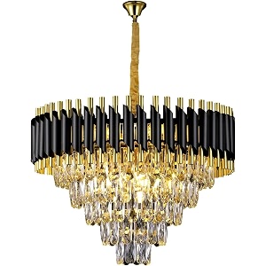 floston modern chandelier for living room and hallway light fixture600_black_gold